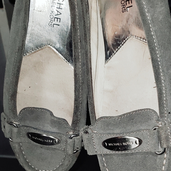 Michael Kors Gray Suede Flats - Picture 2 of 4